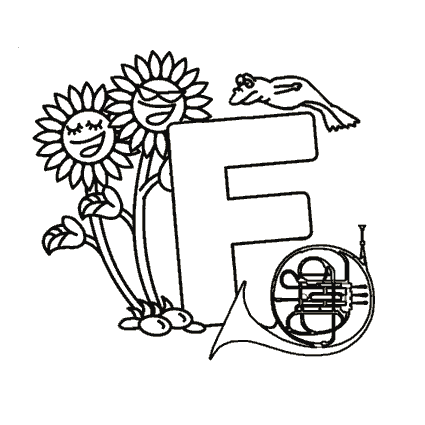 Alphabet Coloring Pages 6