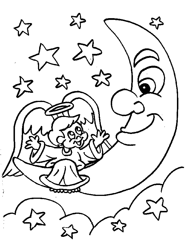 Angel Coloring Pages 10