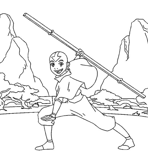 Avatar The Last Airbender Coloring Pages 11