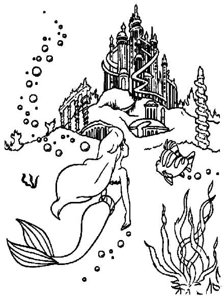 Barbie in a Mermaid Tale Coloring Pages 4