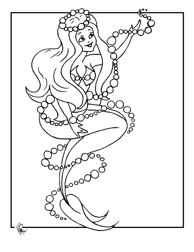 Barbie in a Mermaid Tale Coloring Pages 6