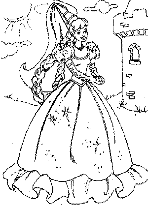 Barbie of Swan Lake Coloring Pages 1