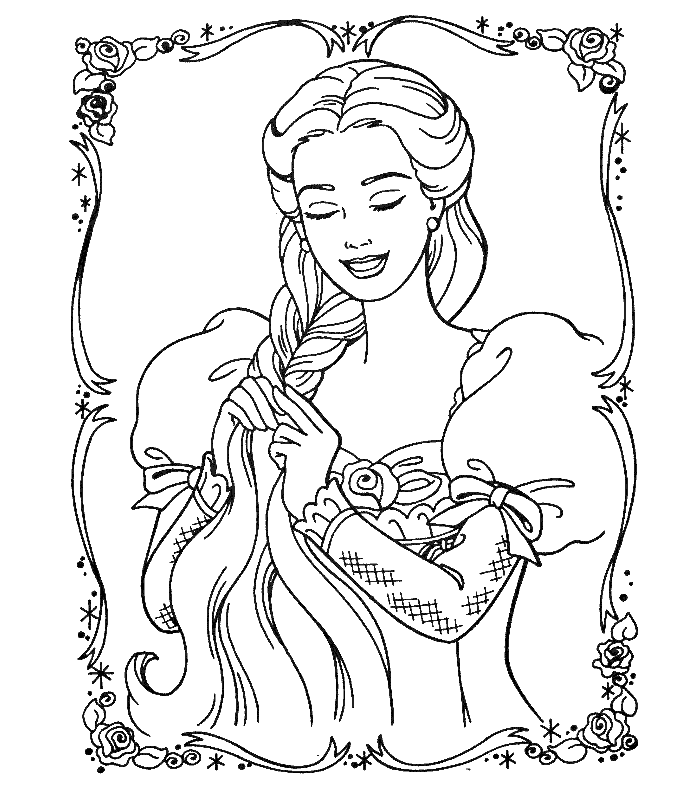 Barbie of Swan Lake Coloring Pages 3