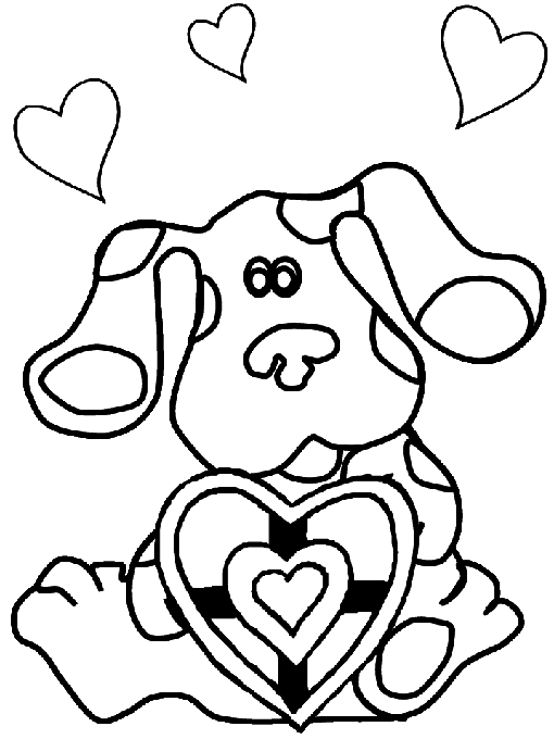 Blues Clues Coloring Pages 1