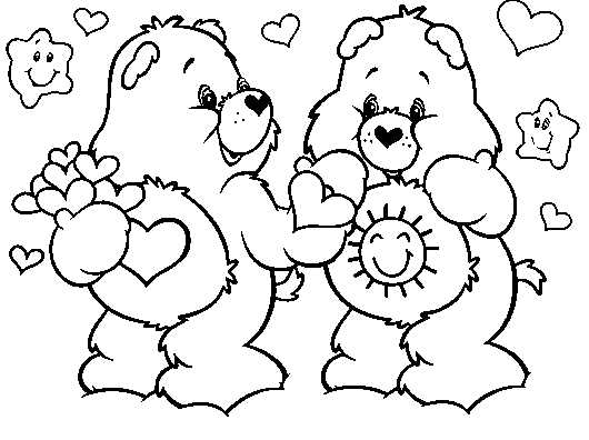 Coloring Pages Care Bears. Care Bear Coloring Pages 5