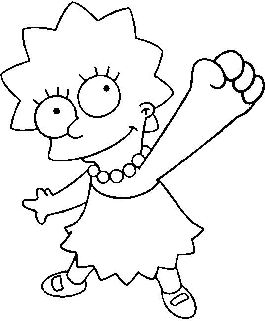  Cartoon Coloring Pages 9