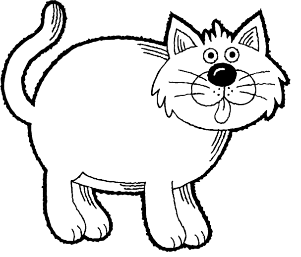 Cat Coloring Pages 1