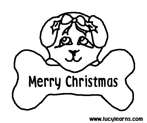 Coloring Pages Dogs on Christmas Printable Coloring Pages To Celebrate Christmas Time