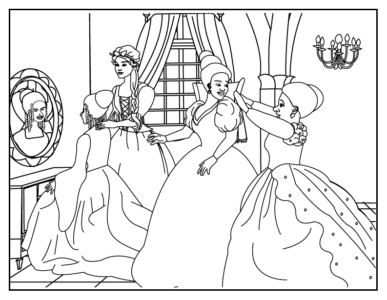 Cinderella 2 Coloring Pages 8