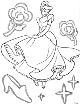 Cinderella 2 Coloring Pages 9