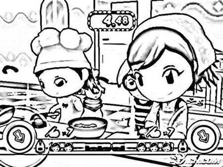 Cooking Mama Coloring Pages 4