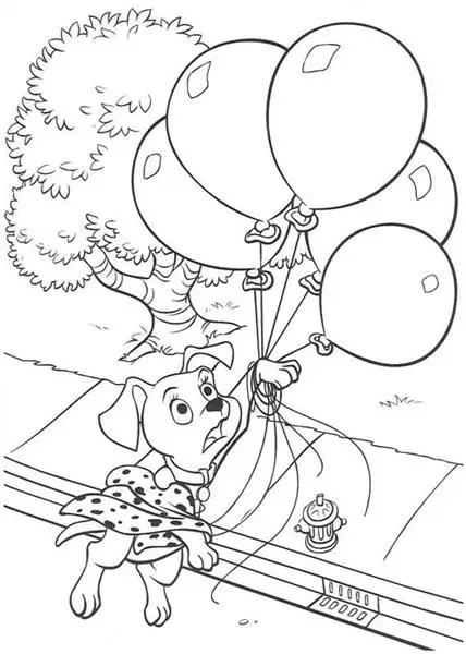 Dalmation Coloring Pages 5