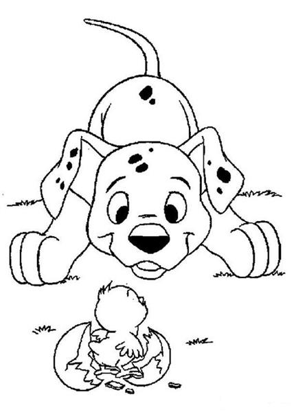 Dalmation Coloring Pages 7