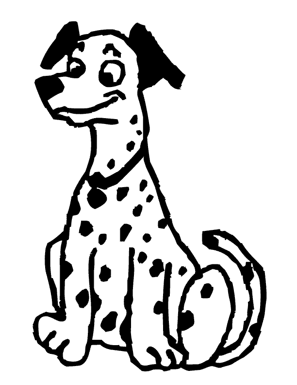 Dalmation Coloring Pages 11