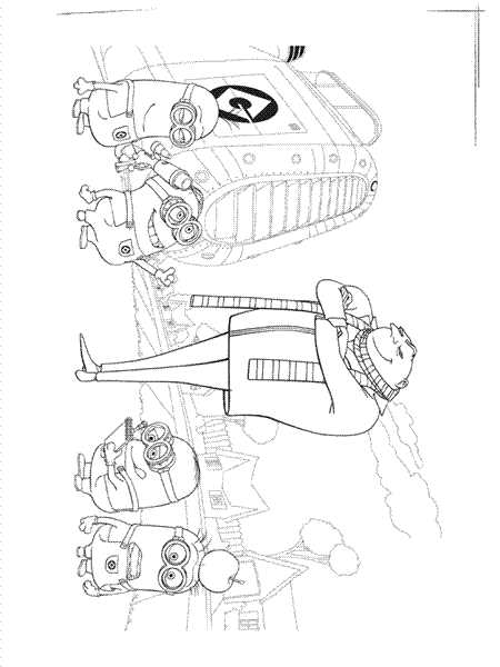 Despicable Me Coloring Pages 3