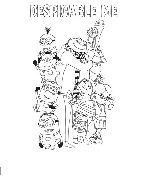 Despicable Me Coloring Pages 6