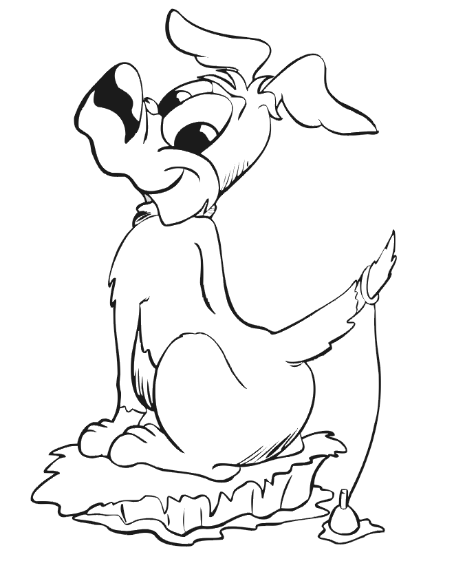 Dog Coloring Pages 7