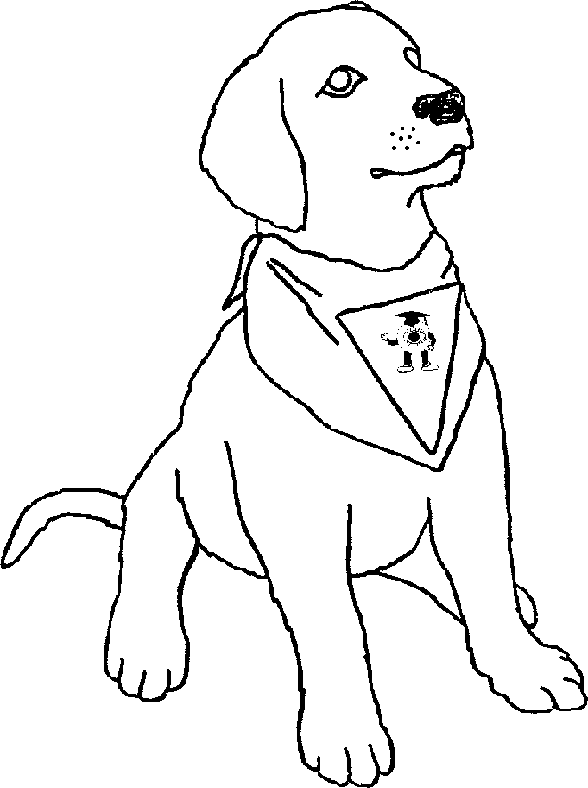 Dog Coloring Pages 3
