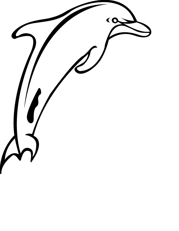 Dolphin Coloring Pages 7