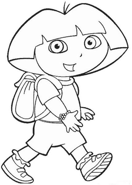 Dora The Explorer Coloring Pages 9