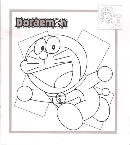 Doraemon Coloring Pages 6