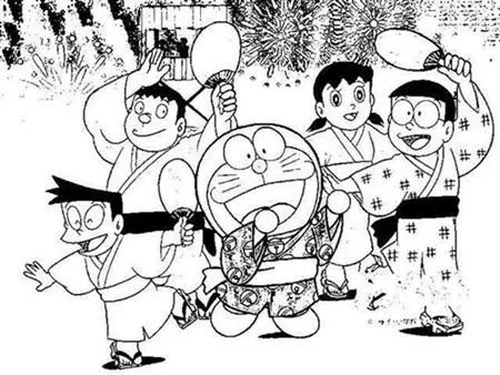 Doraemon Coloring Pages 8