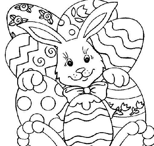 Printable Easter Coloring Pages 7