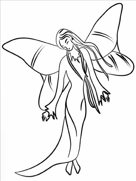 Fairies Coloring Pages 9