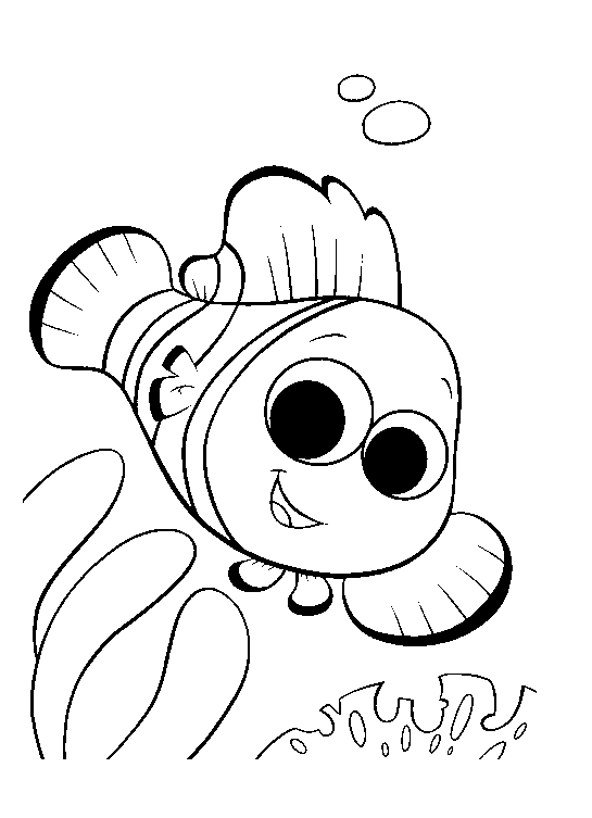 finding nemo coloring pages kids
