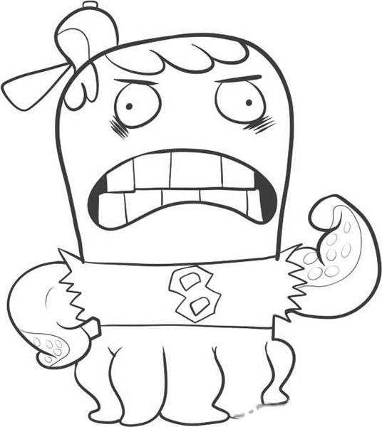 Fish Hooks Coloring Pages 7