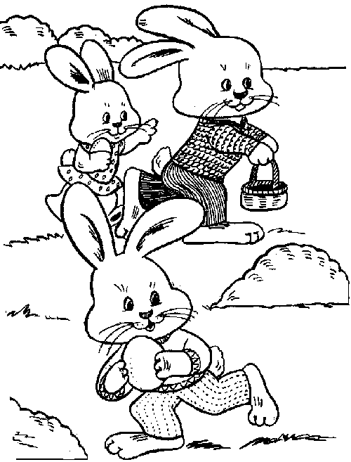 Easter Coloring Pages 3