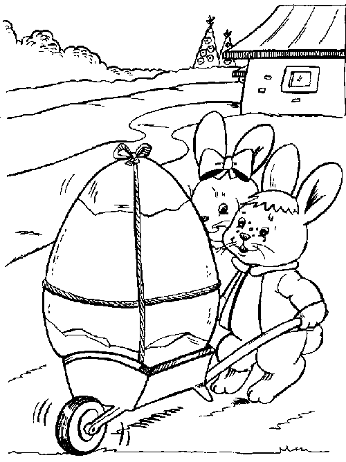 Printable Easter Coloring Pages 4