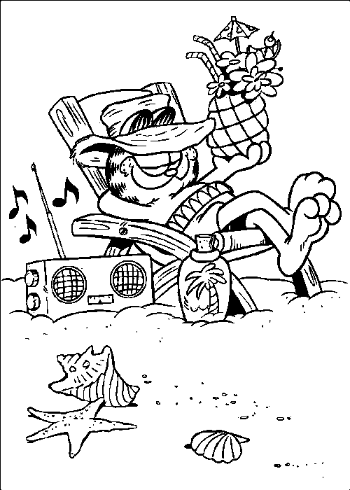 Garfield printable Coloring Pages