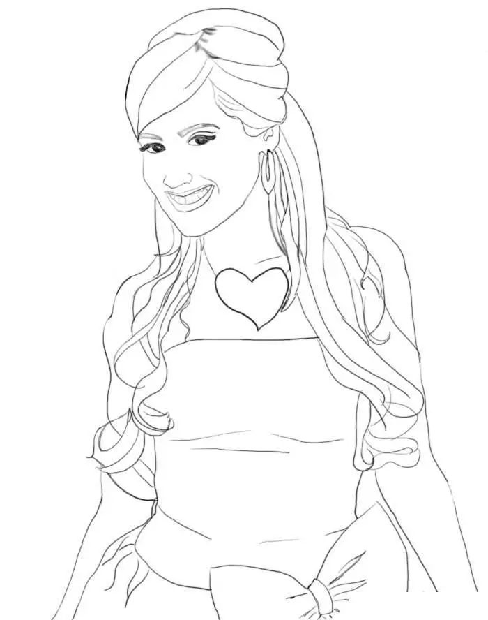 High School Musical 2 Coloring Pages 9