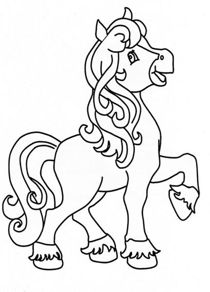 realistic horse coloring pages. Horse Coloring Sheet: A