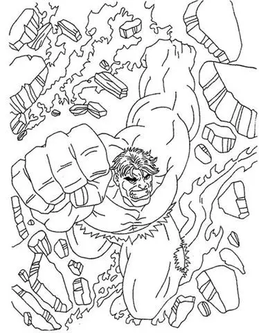 Hulk Coloring Pages 7