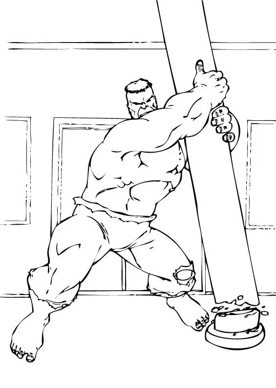 Hulk Coloring Pages 9