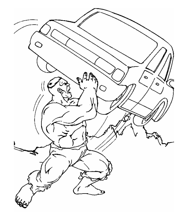 Hulk Coloring Pages 8