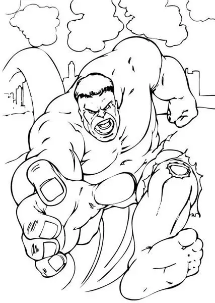 Hulk Coloring Pages 11
