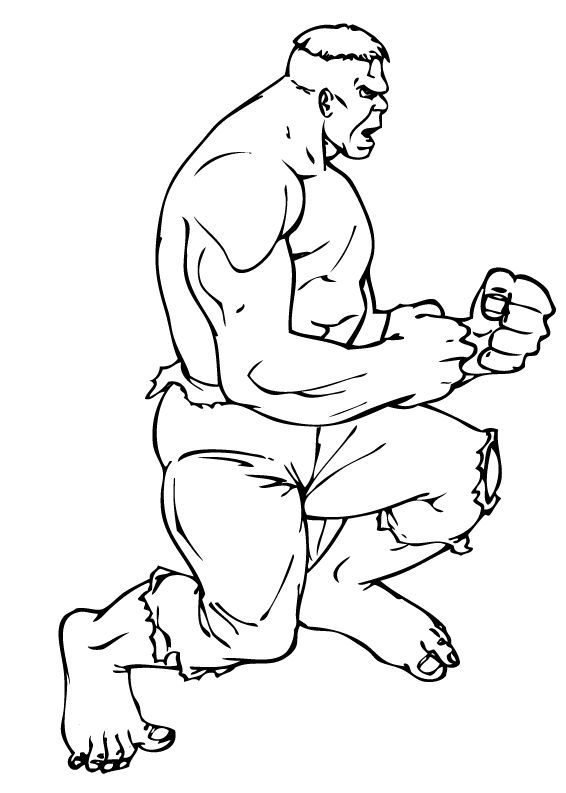 Hulk Coloring Pages 12