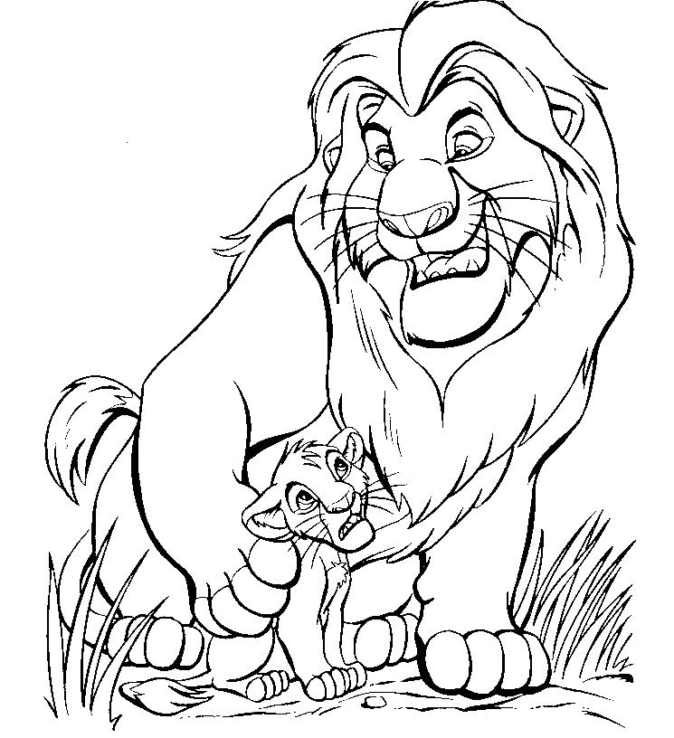 Lion King Coloring Pages 4