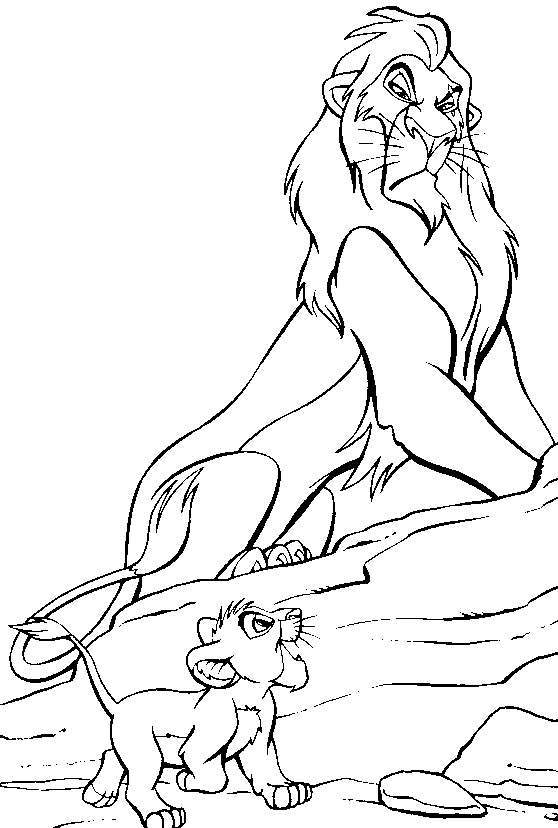 lion king simba and nala coloring pages. donwload and sizex The