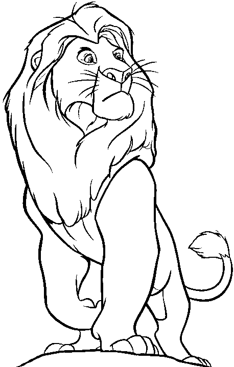 Lion King Coloring Pages 8