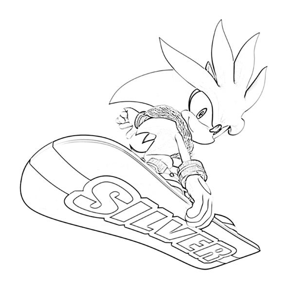 Mario&Sonic at The Olympic Winter Games Coloring Pages 1