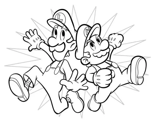Mario Coloring Pages 4
