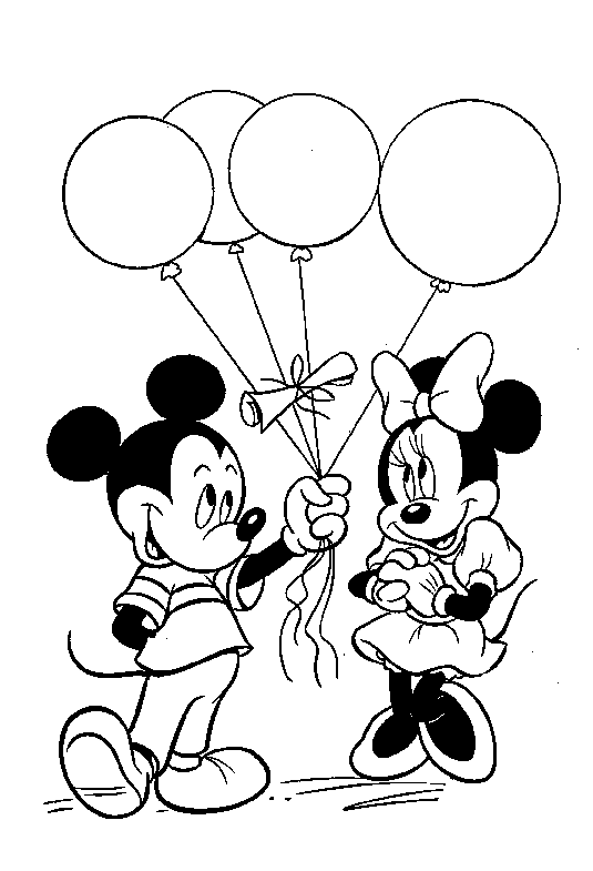 Mickey Mouse Coloring Pages 8