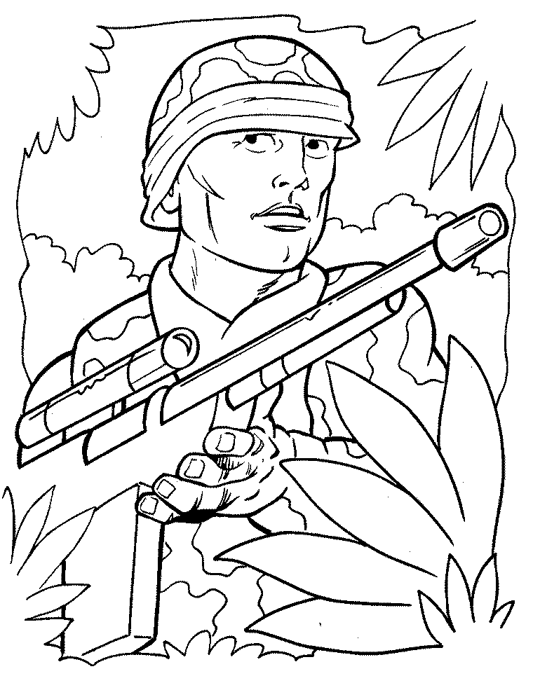 Military Coloring Pages 6