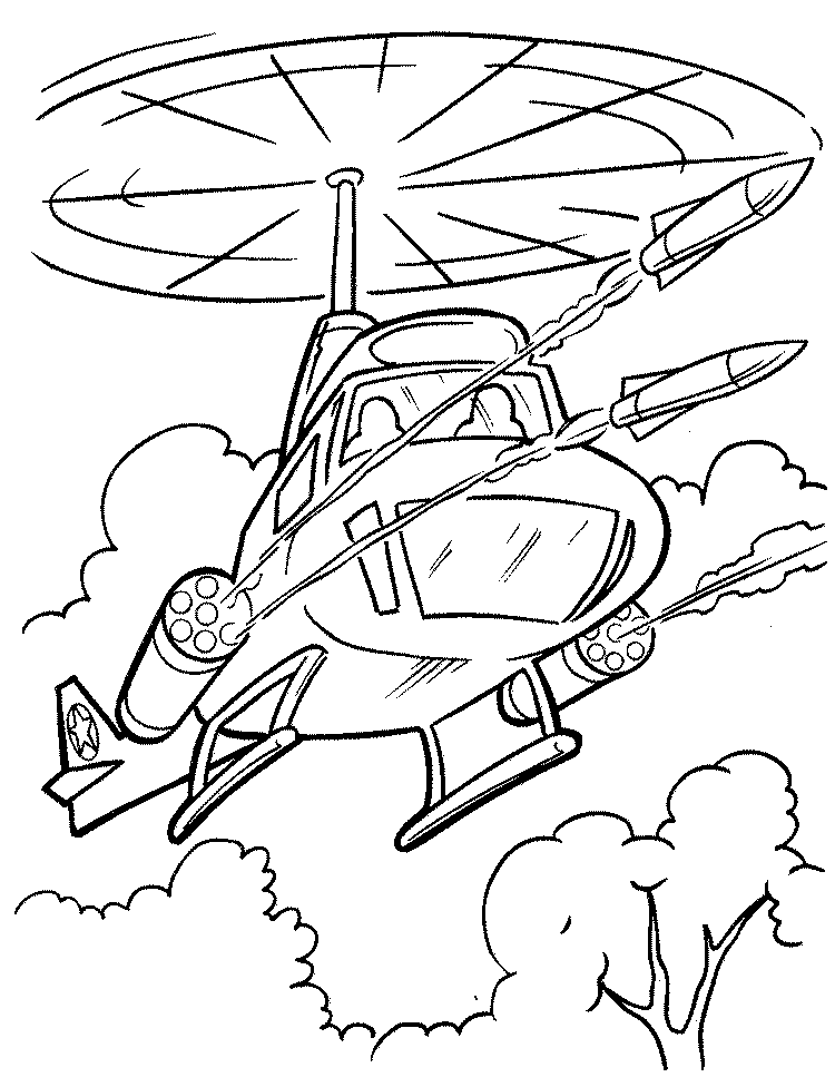 Military Coloring Pages 8