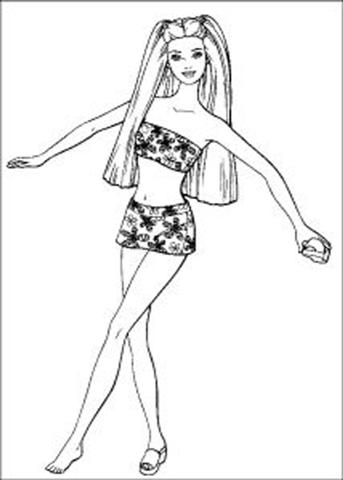 Barbie and The Diamond Castle Coloring Pages 1