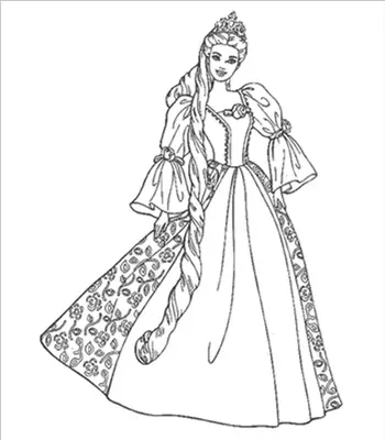 Barbie and The Diamond Castle Coloring Pages 13